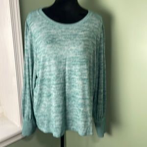 A.n.a teal sweater, extra large